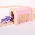 Bigjigs Rail Pink Rail Tunnel