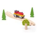 Bigjigs Rail Elektrische Lokomotive Red Strongman