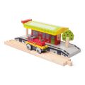 Bigjigs Rail Elektrische Lokomotive Red Strongman