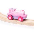 Bigjigs Rail Elektrische Lokomotive Starkes Rosa