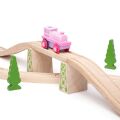 Bigjigs Rail Elektrische Lokomotive Starkes Rosa