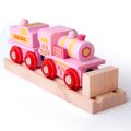 Bigjigs Rail Pink Lokomotive mit Tender