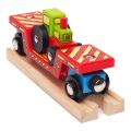 Bigjigs Rail Wagon mit Traktor + 2 Gleise