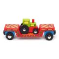 Bigjigs Rail Wagon mit Traktor + 2 Gleise