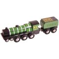 Bigjigs Rail Hölzerne Nachbildung der Flying Scotsman Lokomotive
