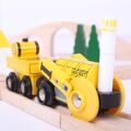 Bigjigs Rail Nachbildung der historischen Lokomotive Rocket + 2 Gleise