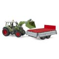 Bruder Traktor Fendt Vario 211 mit Frontlader und Kippanhänger