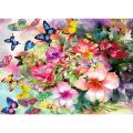 Brain Tree Puzzle Blumen und Schmetterlinge 1000 Teile