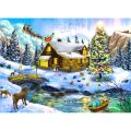 Brain Tree Puzzle Weihnachtskulisse 1000 Teile