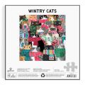 Galison Winter Cats Puzzle 500 Teile