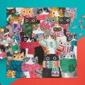 Galison Winter Cats Puzzle 500 Teile