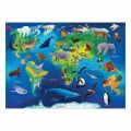 Mudpuppy Puzzle Gefährdete Tierarten der Welt 80 Teile