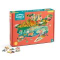 Mudpuppy Puzzle Wetlands in Form einer Schildkröte 300 Teile