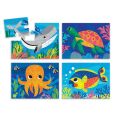 Mudpuppy Puzzle Ozean 4 in 1 Set