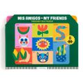 Mudpuppy Holzeinlegepuzzle Mis amigos, meine Freunde 8 Teile