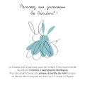 Doudou Geschenkset Seemann-Häschen mit Schnuffeltuch 10 cm