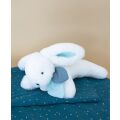 Doudou-Geschenkset - Plüschkaninchen mit weißem Pompon 25 cm