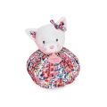 Doudou Schnuffeltuch Katze rosa 3in1