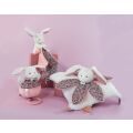Doudou-Geschenkset - Plüsch Kaninchen spielen Melodie rosa 20 cm