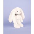 Doudou Plüschhase mit Schal weiß 35 cm