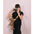 Doudou Plüsch-Umhängetasche Leopard 30 cm
