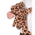 Doudou Plüsch-Umhängetasche Leopard 30 cm