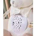 Doudou Geschenkset Musikalisches Nachtlicht mit Projektion Teddybär Rosa