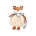 Doudou Geschenkset Plüschfuchs Timo mit Rassel, 18 cm