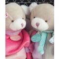 Doudou Plüsch Welpe Hundchen Rosa 28 cm