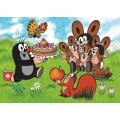 Dino Puzzle - Maulwurf: Geburtstag, 24 Teile Maxi