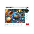 Dino Puzzle Planets neon 1000 Teile