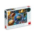 Dino Puzzle Planets neon 1000 Teile