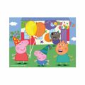 Dino Peppa Pig Holzbilderblöcke 12 Blöcke