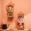 RoboTime Miniaturhaus zum Aufhängen Mokka Café