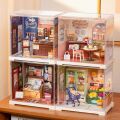 RoboTime 3D-Puzzle Miniaturhaus mini Obst- und Gemüseladen