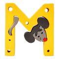 Fauna Alphabet Buchstabe M Maus