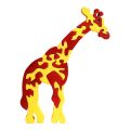 Fauna Massivholzpuzzle große Giraffe
