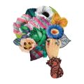 Galison Shape puzzle Christian Lacroix Schmetterling und Blumenstrauß im Set