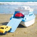 Green Toys Blaue und weiße Fähre mit Autos