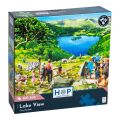 HOP Puzzle Blick auf den See 500 große Teile