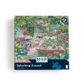 HOP Puzzle Vögel an der Tränke 500 große Teile