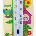 Hess Thermometer für den Innenbereich Eulen