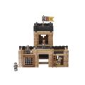 Jeujura Holzbausatz 270 Teile Burg mit Katapulter
