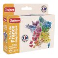 Jeujura Magnetische Karte von Frankreich