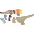 small foot Puzzle-Buchstaben Dackel