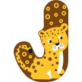 small foot Holzbuchstabe J