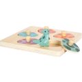 small foot Setzpuzzle und Memo aus Holz Dino