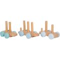 small foot Stapelspiel Holzzug blau