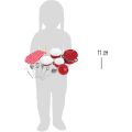 small foot Kinderbesteck aus rotem Metall