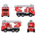 Lena Mercedes Arocs Feuerwehrauto mit Leiter im Karton